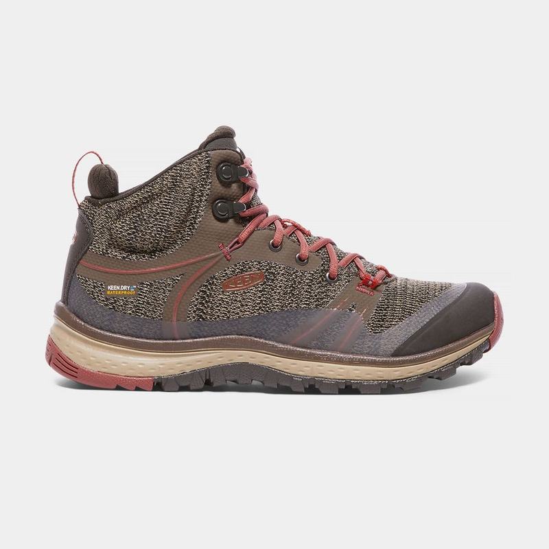 Keen Terradora Waterproof Mid Womens Hiking Boots Brown Online (4612-VSRIP)